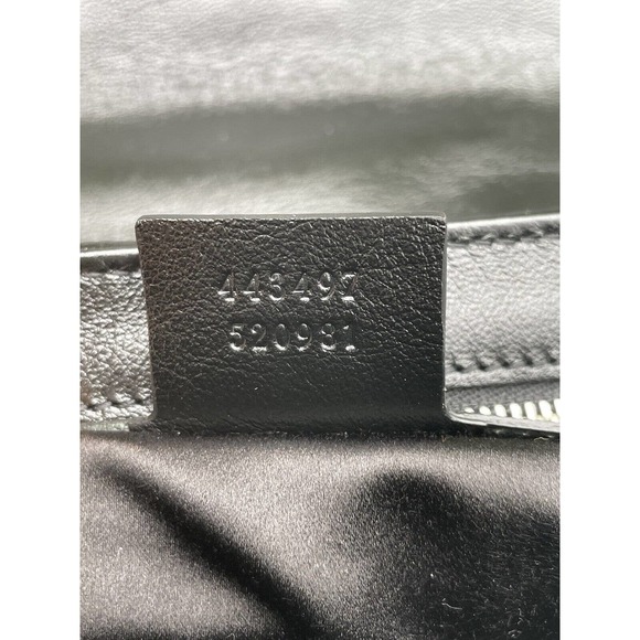 NEW GUCCI MARMONT SEQUIN LEATHER BLACK CROSSBODY SHOULDER BAG PURSE AUTH BOX! - Picture 16 of 16